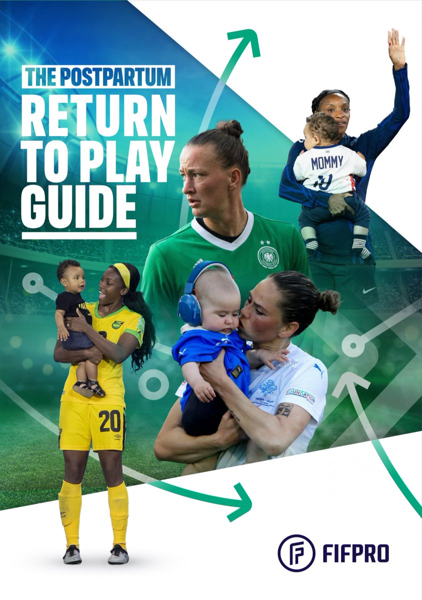 clem_reporter's tweet photo. 🚨 La FIFPRO vient de publier son nouveau guide pour aider les joueuses à revenir au plus haut niveau après une grossesse. 📄

Un dossier complet de 48 pages à destination des joueuses, des clubs et des sélections réalisé par des footballeuses professionnelles et des experts médicaux. 👏🏻 ⤵️