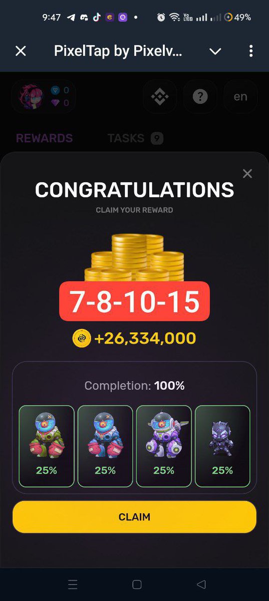 nayanmiasmm's tweet photo. 🔥 Trading $8 MILE - 8 mile on @DistrictOneIO is live! Created by @capitanbtc.
#allcombo #hamstercombo #TapSwapCode #PixelverseCombo #memeficombo
Follow Telegram #airdropNbangla
👍Go here: https://t.co/8ecVrB6s4J https://t.co/39eyQeEnER