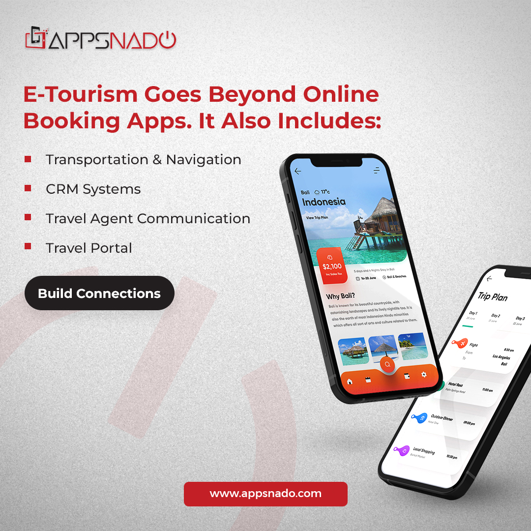 apps_nado's tweet photo. E-Tourism started small with a few web apps to book flights and hotel rooms.

Partner with experts at Appsnado to stay current on the latest trends and technology in the industry.

Visit https://t.co/p8sHiC0rFD

#appdevelopment #travelapp #etourism #globaltourism #appsnado https://t.co/u7Ct4Bj6k2