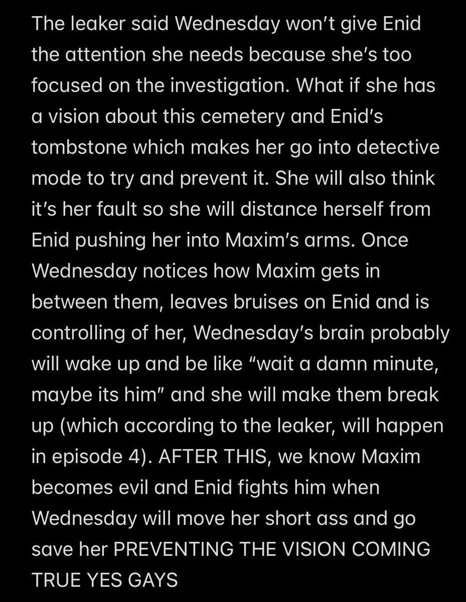wensadms's tweet photo. Yall they won’t k word Enid aka the second most loved character on the show after Wednesday and Emma being the most loved with Jennw. It would have people dropping the show and they won’t risk it. 

Now WALK WITH ME: https://t.co/Zf2h5FZbjx
