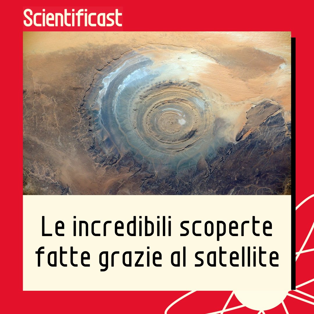 Sognate avventure archeologiche senza muovervi? 👉instagram.com/p/C8TuZ_wNXf6/…

#esplorazioni #scoperte #satellite
#curiositàscientifiche #scientificast #comunicazione #scienza #podcast #scienziati

📷 La “Struttura di Richat” nel Sahara, scoperta con l’esplorazione spaziale