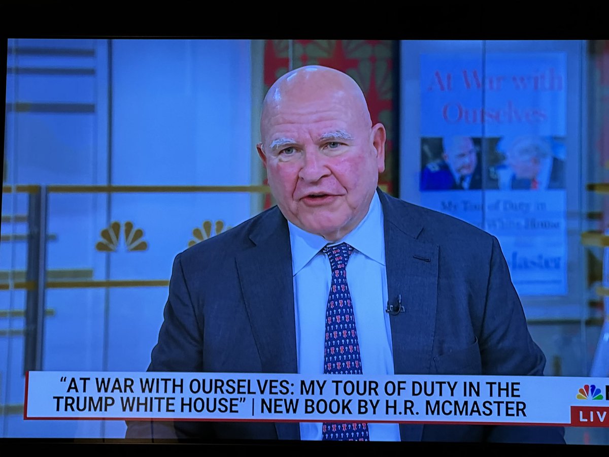 Wow, what a Trump suck up. 

#McMaster <a href="/Morning_Joe/">Morning Joe</a> <a href="/msnbc/">MSNBC</a>