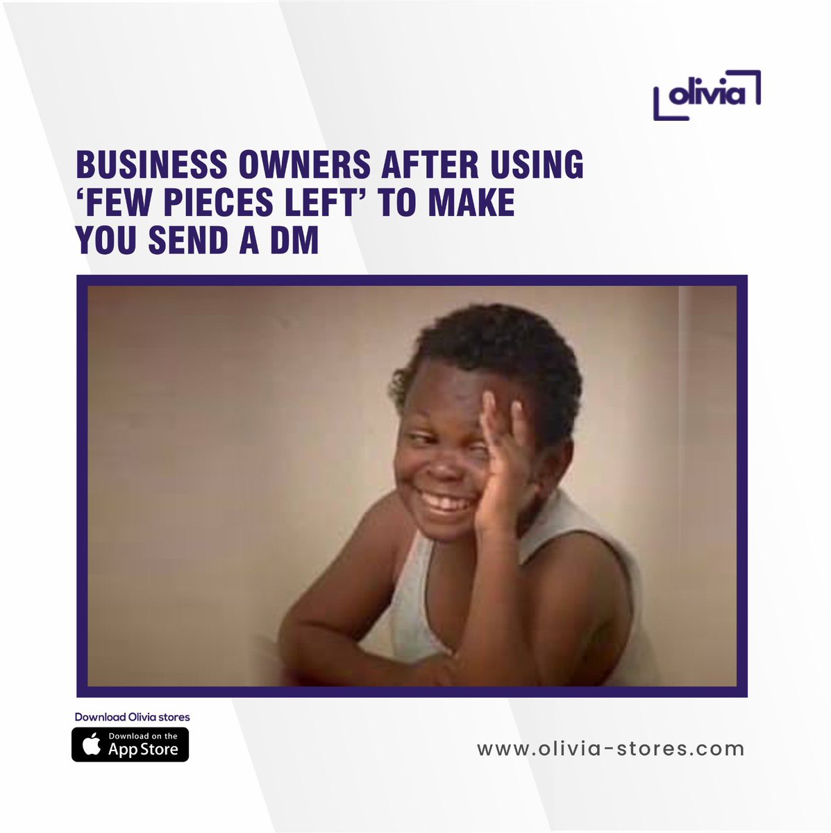 Business owners is this part of your ‘marketing strategy’ 😂😂 let us know in the comments. 

There are various business tips we’ve got in store for you, follow us across all social media platforms and stay tuned. 

#Olivia #SimplifyingBusinesses #Manage #Monitor