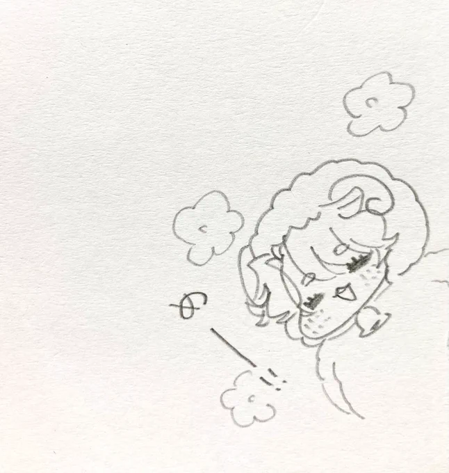 これは書類の端っこに現れるつむじ