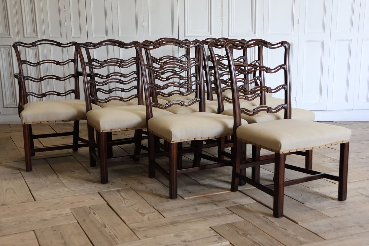 BrownriggUK's tweet photo. Set of 10, 19th Century English Mahogany Dining Chairs in the George III Taste

https://t.co/QuOUeBLEtX

#setofchairs #antiquediningchairs #mahoganydiningchair #mahoganyfurniture #antique #furniture https://t.co/I08cgaFZaD