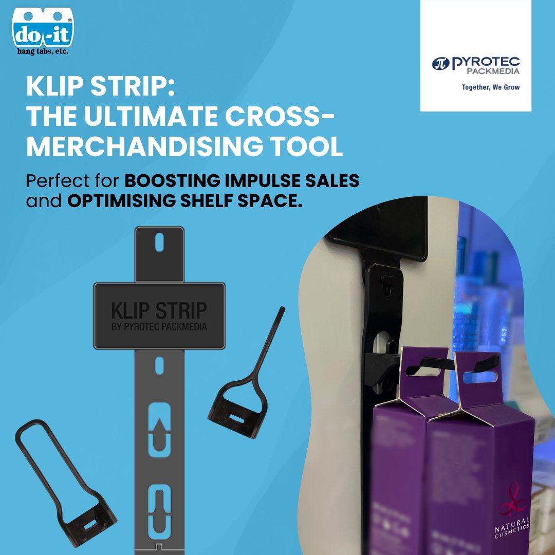 PyrotecSA's tweet image. Looking to optimise your retail space? Do-It® Hang Tabs from Pyrotec PackMedia are the answer! Enhance visibility, save space, and boost sales—all with a simple, durable solution.

#RetailInnovation #PyrotecPackMedia #hangtabs #hangingproducts #displaproducts