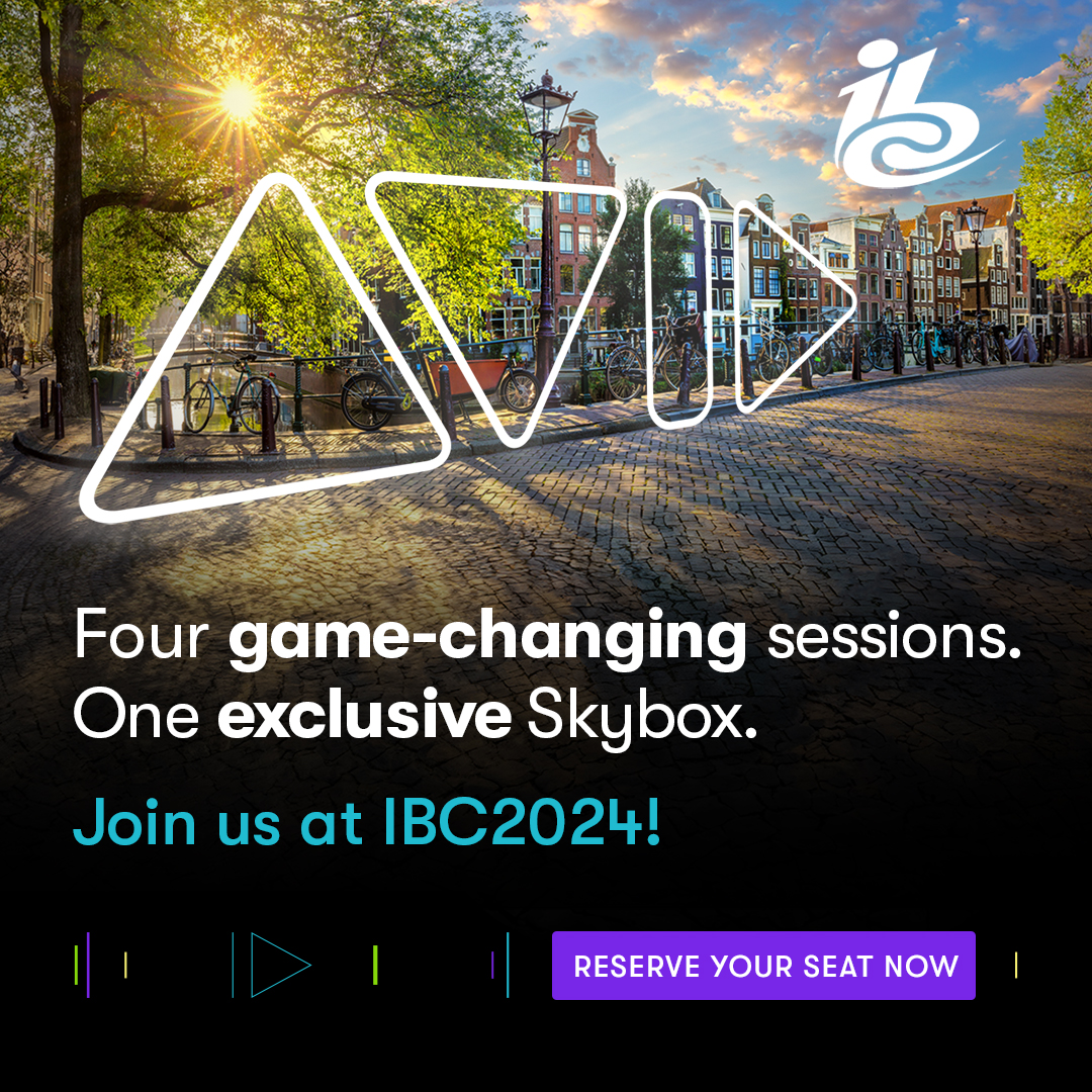 Avid's tweet photo. Step into the future in the Avid Skybox at @IBCShow 2024! Explore the latest media innovations—Reserve your spot now!
▶️ https://t.co/I5FdticTLL
#avid #ibcshow #ibc2024 #media #technology #broadcast #postproduction #amsterdam #techpreviews #skybox https://t.co/r9b1DDqW51