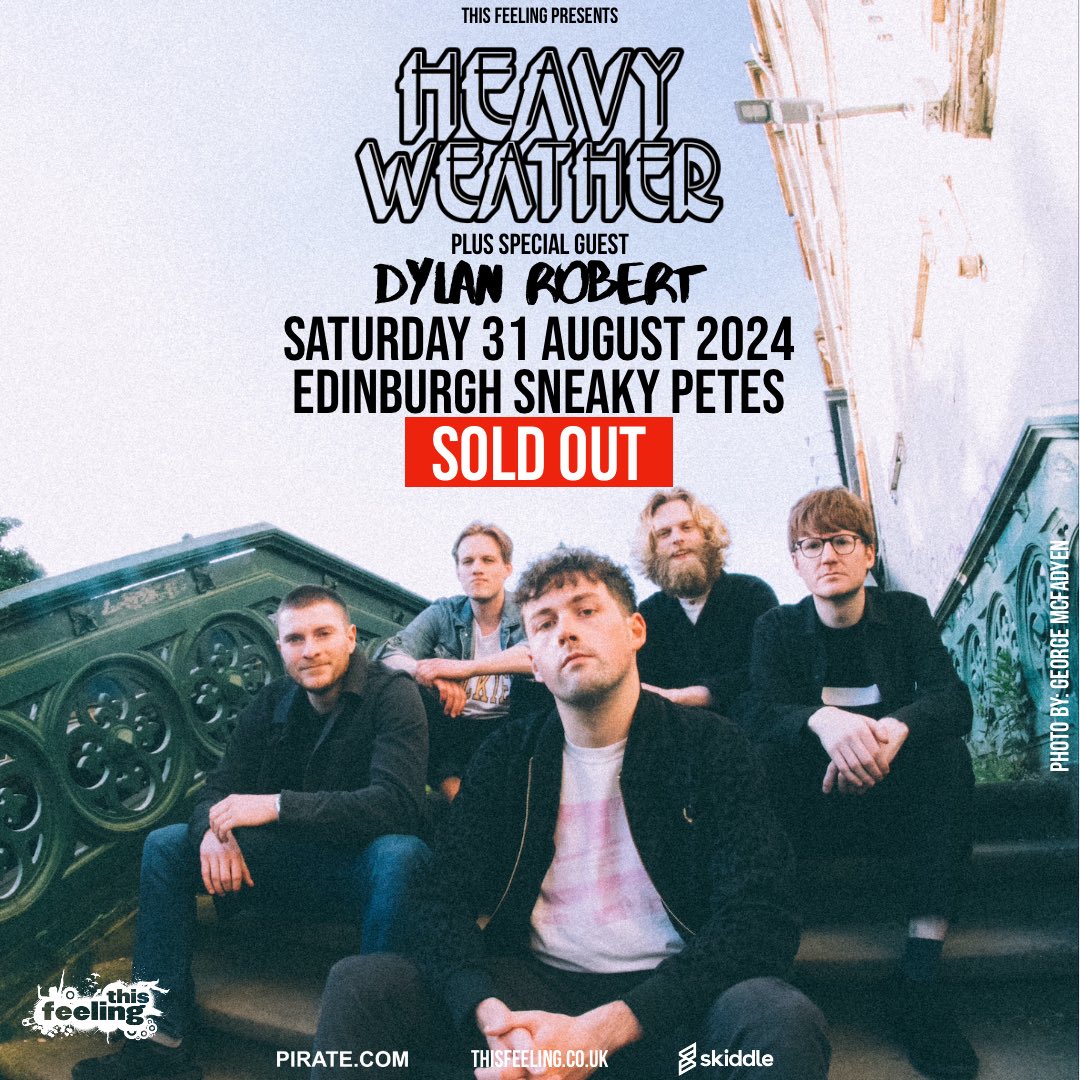 This Feeling (@this_feeling) on Twitter photo Coming up this week : Saturday 🎸 Edinburgh <a href="/sneakypetesclub/">Sneaky Pete's</a> w/ <a href="/_HeavyWeather/">Heavy Weather</a> & special guest <a href="/dylanrobmusic/">Dylan Robert</a>
🎟️ sold out!
🎶 open.spotify.com/playlist/4ZNgT… Coming up this week : Saturday 🎸 Edinburgh <a href="/sneakypetesclub/">Sneaky Pete's</a> w/ <a href="/_HeavyWeather/">Heavy Weather</a> & special guest <a href="/dylanrobmusic/">Dylan Robert</a>
🎟️ sold out!
🎶 open.spotify.com/playlist/4ZNgT…