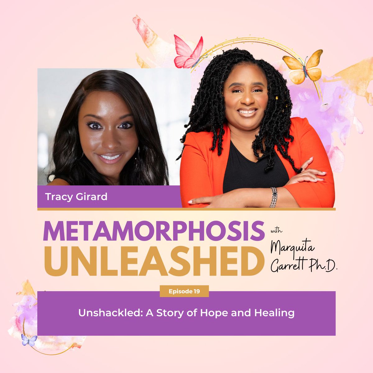 MGarrettLPC's tweet photo. On today’s episode of Metamorphosis Unleashed, we delve into Tracy Girard's inspiring path from alcoholism to sobriety. 

Go here to listen → https://t.co/ebvHUbhq8b 

#MetamorphosisUnleashed #SobrietyJourney #FaithAndRecovery #OvercomingAddiction #CommunitySupport https://t.co/kVw0OlblPD