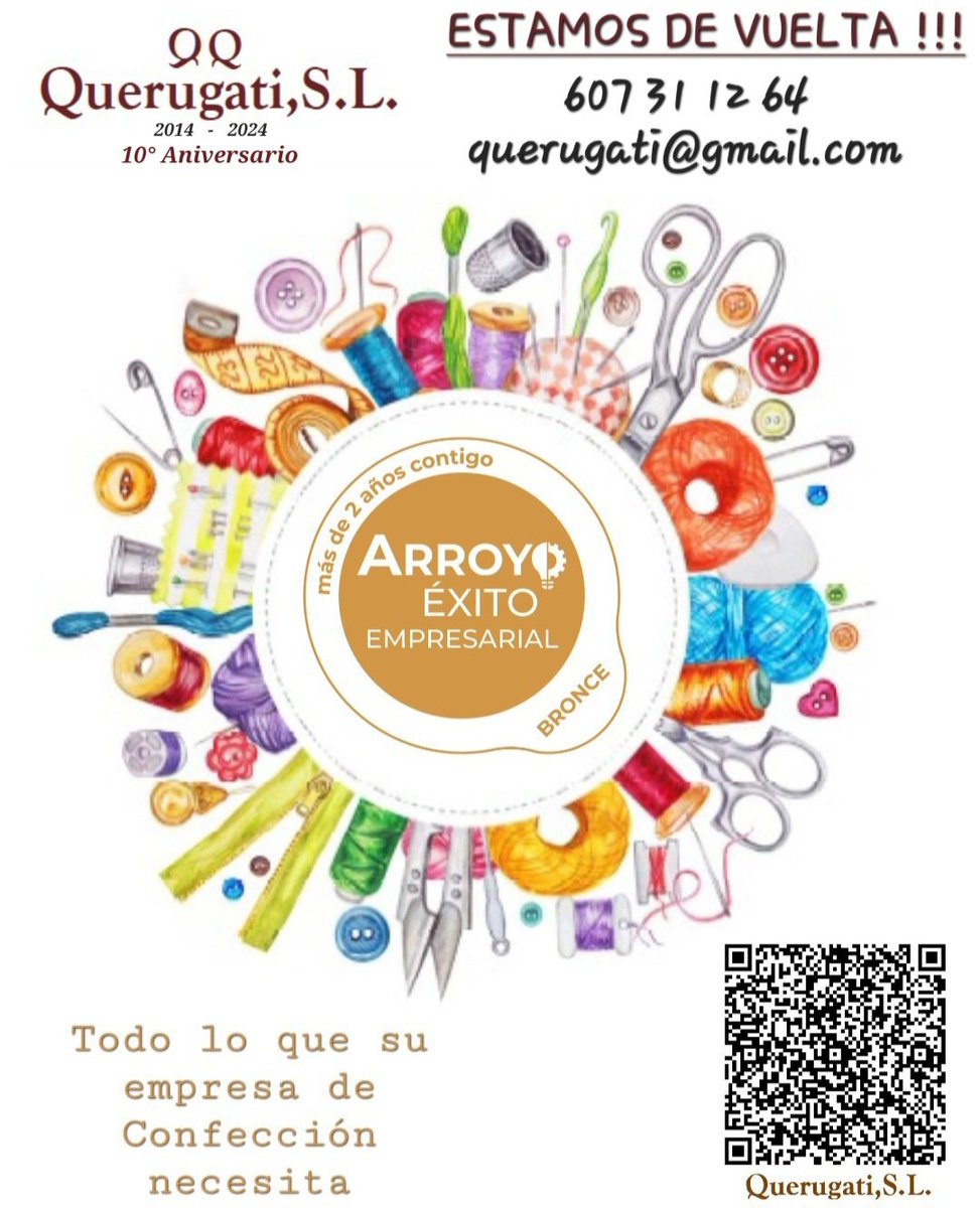 querugati's tweet image. En Querugati,S.L. ya estamos de vuelta al trabajo y con las pilas cargadas🔋para la nueva temporada Otoño-Invierno 🍁❄️.

Como siempre a su disposición en :
📱 607 31 12 64  
📧 querugati@gmail.com 

Hasta pronto 😃 !!!

@querugati