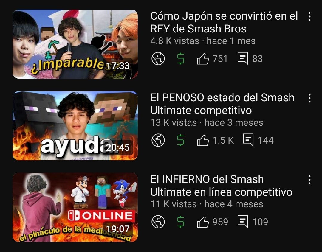 Todavia no me creo que algo que yo haya hecho tenga 13mil visitas mae, es una loquera asi legalmente JAJAJJA

Hoy me dieron muchas ganitas de volver a hacer videos, voy a empezar a hacer uno que realmente me enorgullezca. Espero sacarlo pronto y que les guste, stay tuned 😼