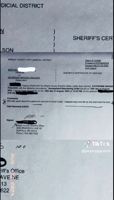 GypsyXProxy's tweet photo. @EllieRod8 Is there any truth to the rumor that GRB had KJ served on the 19th with an RO and Harassment order?
I just saw a Tiki Tok claiming to have a copy or something but it looks more like the petitioner is named Brittany? https://t.co/rAoho4i3yH