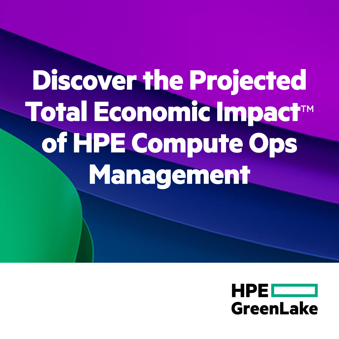 TheGoanHippie's tweet image. Learn about the cost savings and business benefits enabled by #HPECompute Ops Management. Review the infographic and read The Projected Total Economic Impact™ survey conducted by @Forrester Research  hpe.to/6018mrNre