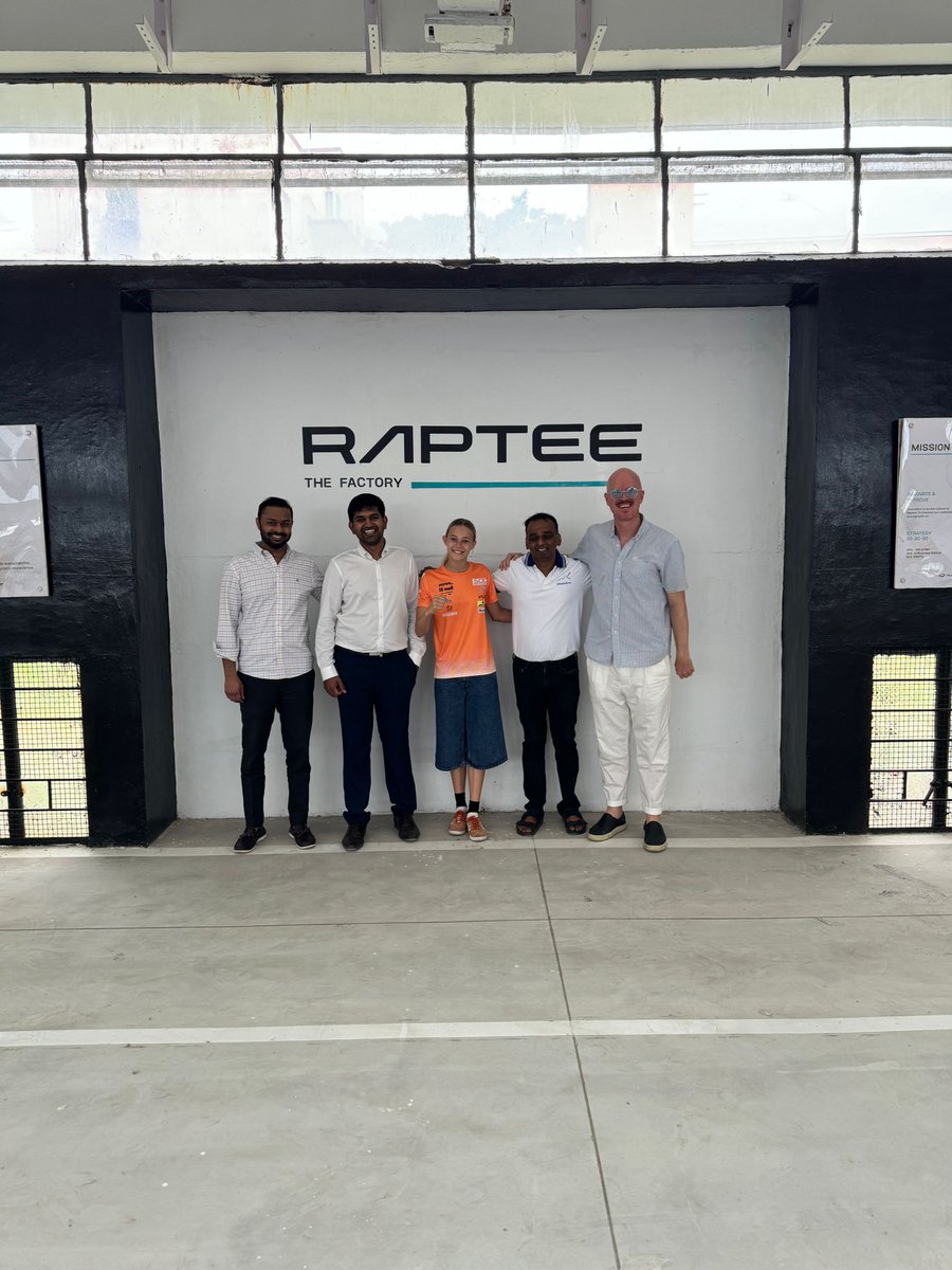 RapteeEnergy's tweet photo. The World's Fastest Girl met Raptee.HV and it was an exciting day. We were thrilled to host you Alba Hurup Larsen.

Wishing the very best for the F4 Championship!

#DiscoverRapteeHV #highvoltagetech #RapteeHV #ElectricMotorcycle #IndianEV @DineshArjunV @IyerOnTheRun @bigvig21 @vjayapradeep @VenkataRamanDU