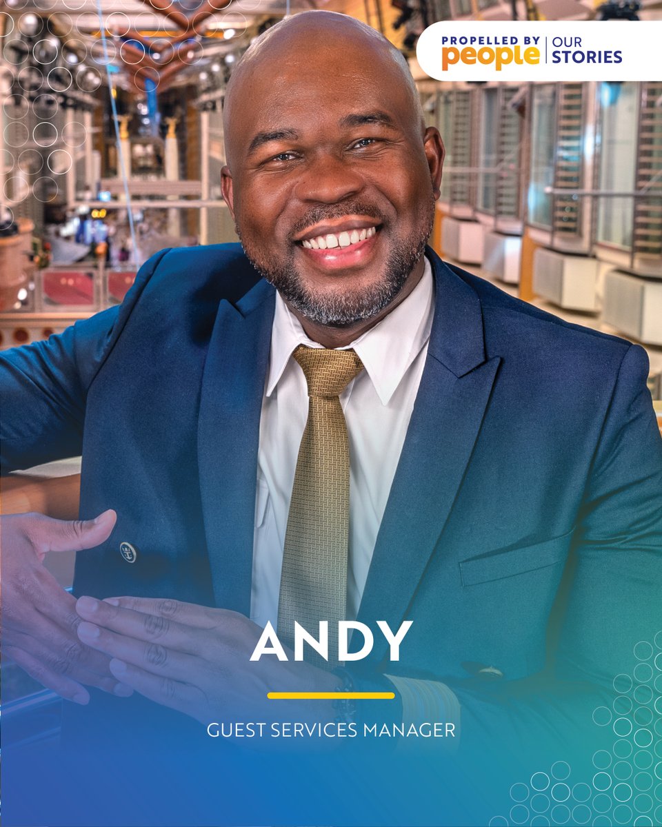 Discover the remarkable story of Andy, a Guest Services Manager at Royal Caribbean who makes a real difference every day. Dive into his journey at PropelledbyPeople.com. #PROPELLEDBYPEOPLE #IAMRCG