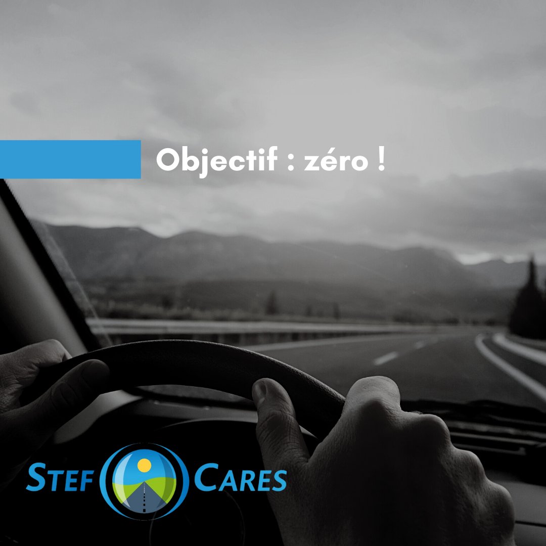 𝗢𝗕𝗝𝗘𝗖𝗧𝗜𝗙 : 𝟬 ! 

Notre objectif est clair : 0 mort lié au “text and drive” pour 2030. Le chiffre est élevé et traduit notre détermination à lutter contre ce fléau de plus en plus répandu parmi les automobilistes. 

👉 stef-cares.org/nos-actions/se… 
#DontTextAndDrive