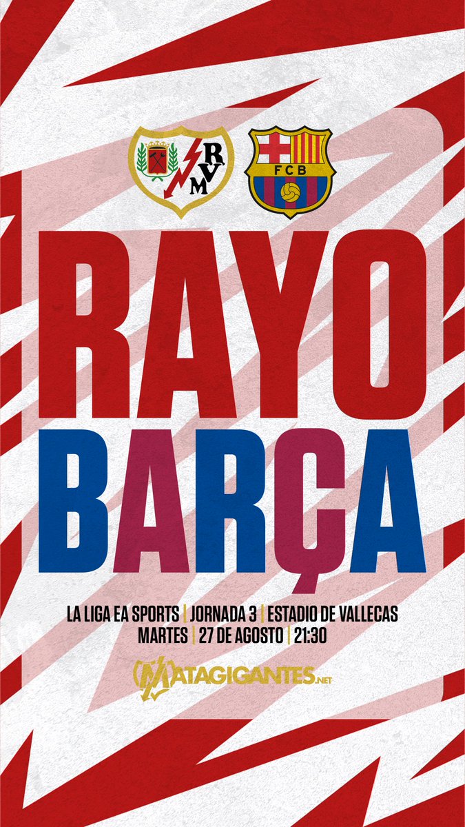 ¡Buenos días, rayistas!
Hoy se juega y se hace en el barrio. 
Nos visita uno de los grandes y aquí le espera el MATAGIGANTES ⚽⚡🔥
📸 <a href="/_legionista27/">legionista27</a>