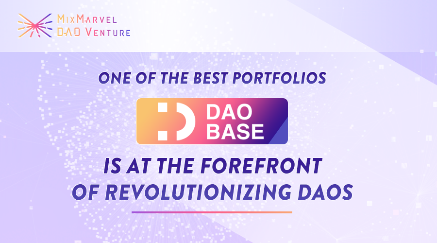 MIX DAO (@mmdaoventure) on Twitter photo 🪧 Congrats to <a href="/daobase_ai/">DAOBase 🐝</a> on closing a $6M funding round and hitting 100,000 DAO BadgeX mints!
🚀 DAOBase is leading the charge in revolutionizing DAOs with innovative tech and strategic advancements.
⬇️Dive into the full story in our Medium article⬇️ mixmarveldaoventure.medium.com/one-of-the-bes… 🪧 Congrats to <a href="/daobase_ai/">DAOBase 🐝</a> on closing a $6M funding round and hitting 100,000 DAO BadgeX mints!
🚀 DAOBase is leading the charge in revolutionizing DAOs with innovative tech and strategic advancements.
⬇️Dive into the full story in our Medium article⬇️ mixmarveldaoventure.medium.com/one-of-the-bes…