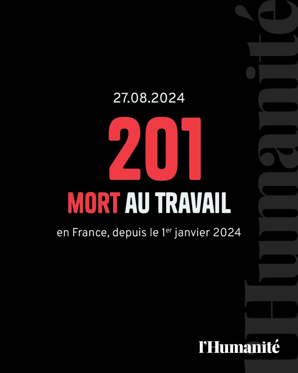 Le Tampon (974) : Françoise, cheffe d’équipe de la cuisine centrale depuis plusieurs années et âgée de 60 ans, est décédée suite à un malaise pendant son service.

L’Humanité s’associe à <a href="/DuAccident/">Accident du travail : silence des ouvriers meurent</a> pour documenter la réalité des morts au travail 

➡️ l.humanite.fr/br