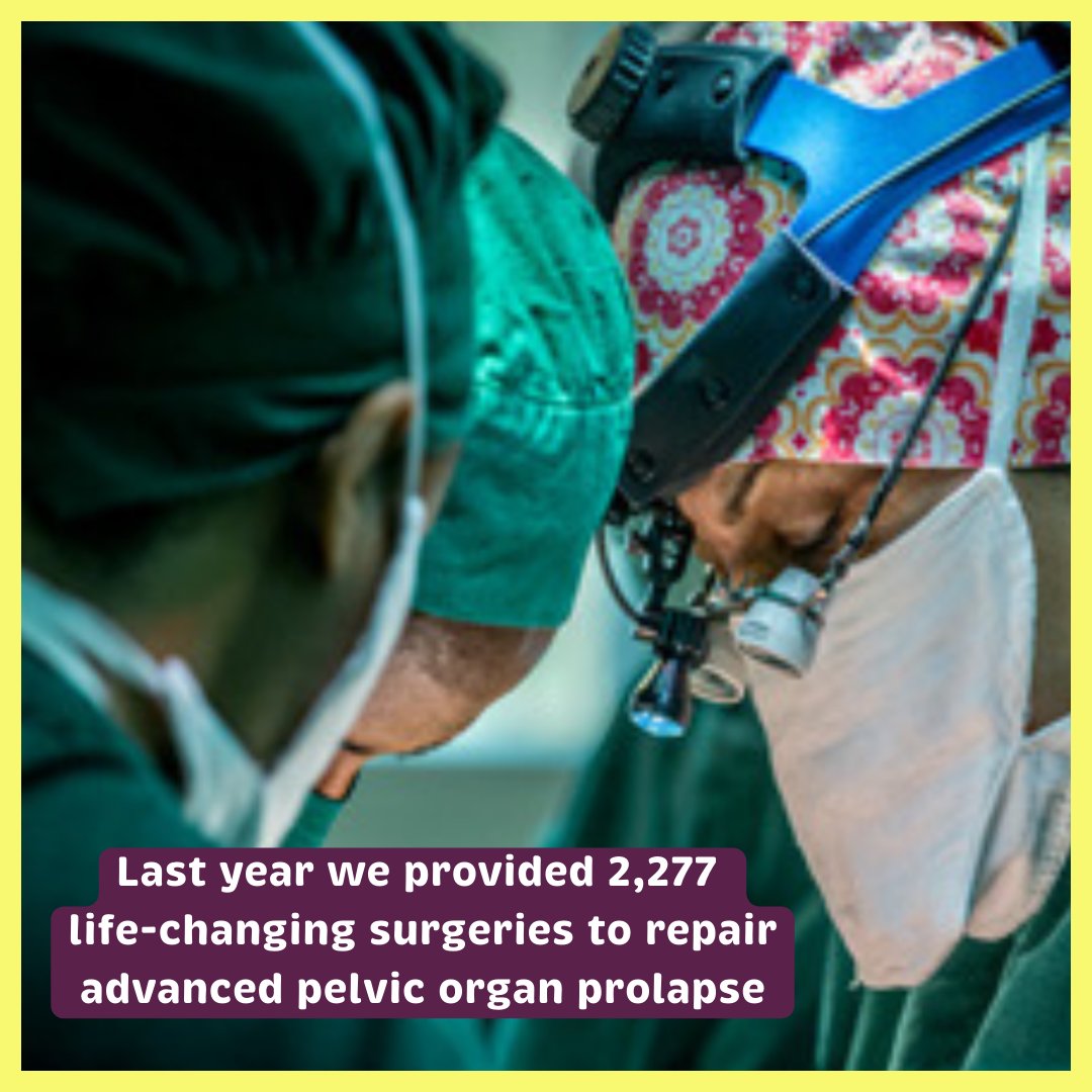 Hamlin hospitals offer surgery for a range of childbirth injuries and gynaecological conditions alongside obstetric fistula. One of these is advanced pelvic organ prolapse and last year alone, we provided 2,277 of these life-changing surgeries to women in need.