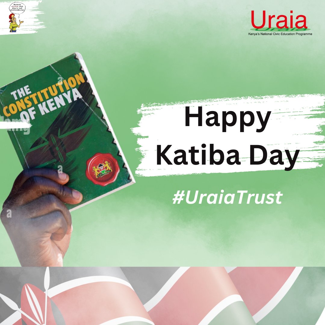 Happy Katiba Day.
#uraiatrust
#KatibaAt14