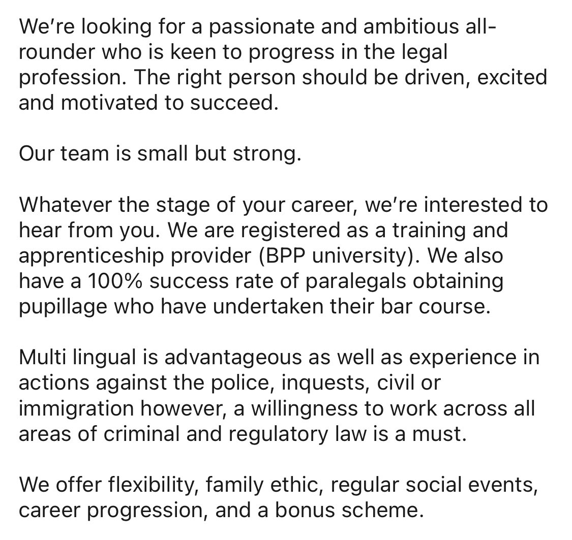 **LEGAL VACANCY**
Email CV to info@nicholls-nicholls.com