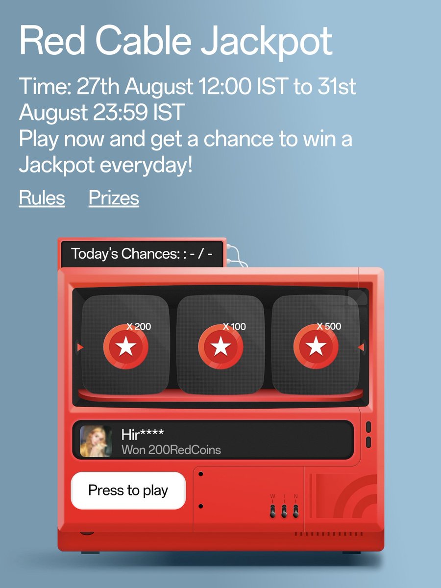 DealBeeOfficial's tweet image. OnePlus RCC Jackpot is Live! 

oneplus.in/rcc/rcc-jackpot

Must try your luck 😇