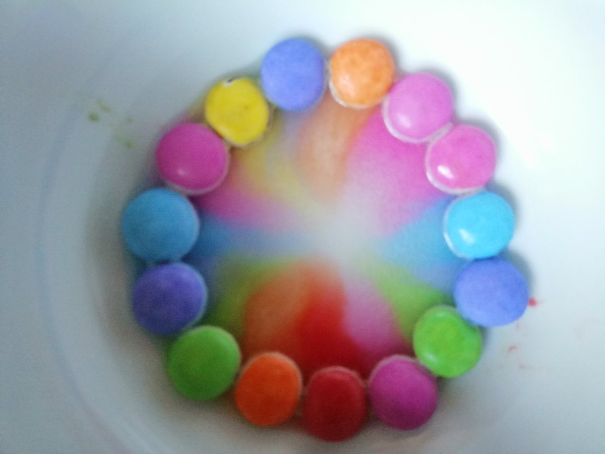 Maria39244565's tweet photo. First easy experimenting with my kids - with an artistic touch :) and they get to eat their experiment afterwards :D https://t.co/ktBvSSWLHN