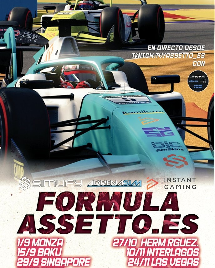 🟣 Un equipo más para la <a href="/Formula2/">Formula 2</a> que comienza este domingo 1/9

💪🏼 Se trata del equipo <a href="/OWLSeSports_/">OWLS eSports 🦉🇪🇦</a>

🟡 3 pilotos lucirán estos colores

🎤 <a href="/FtvRacing/">FTV Racing</a> en cabina

🌐 Más en Assetto.es

📺 Patrocinan <a href="/AdrenaSim/">Carlos Sim</a> <a href="/simufy/">Simufy</a> <a href="/InstantGamingES/">Instant Gaming</a> <a href="/SimufyEsports/">Simufy Esports</a>