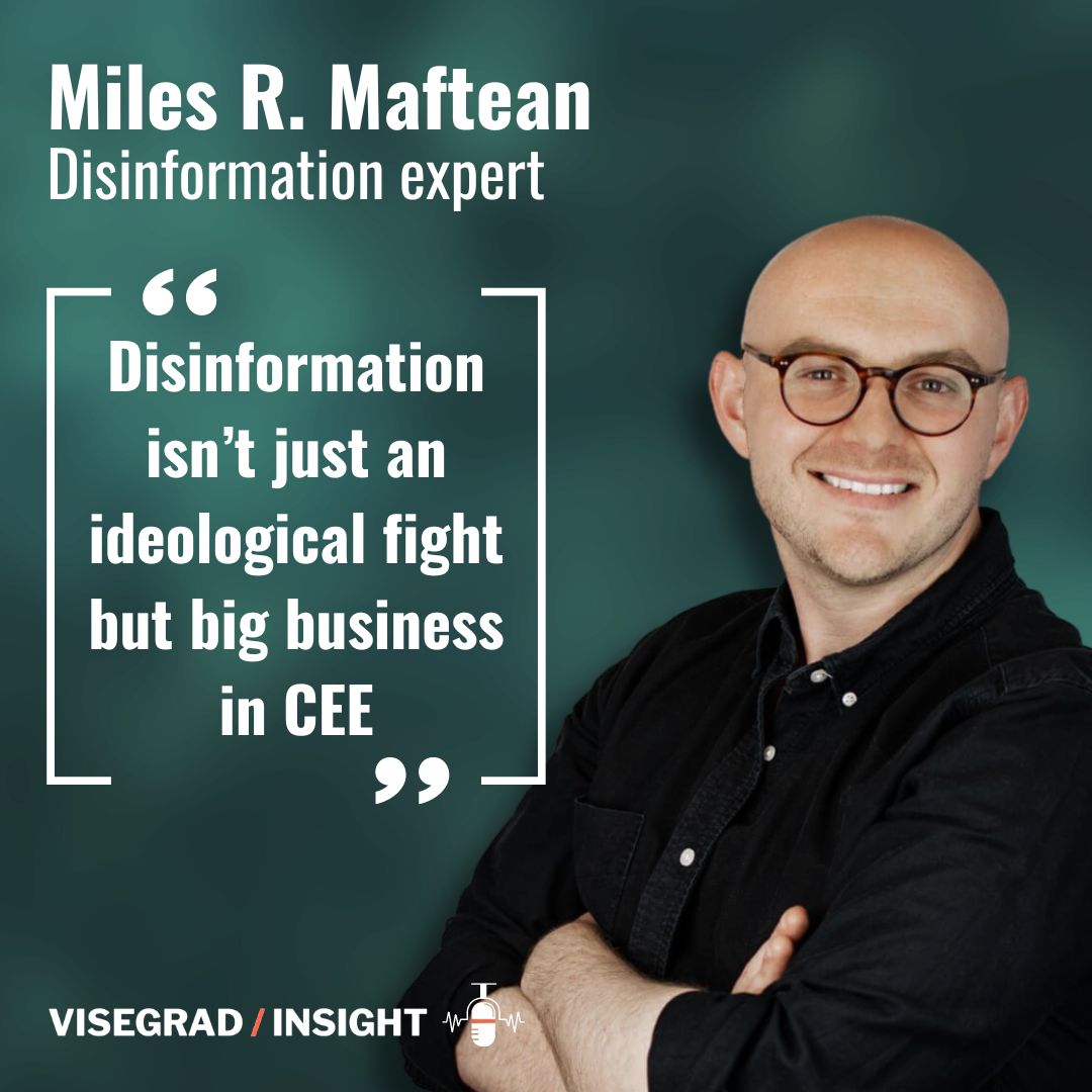 Visegrad Insight (@visegradinsight) on Twitter photo 🎙 Our new podcast is out! 👇
podcasters.spotify.com/pod/show/viseg…
<a href="/wprzybylski/">Wojciech Przybylski</a> and <a href="/maftean_miles/">Miles Roger Maftean</a> sit down to explore how disinformation are exploiting loopholes to fuel their operations and profit financially.
👉 They also discuss the European Union's escalating efforts to combat this 🎙 Our new podcast is out! 👇
podcasters.spotify.com/pod/show/viseg…
<a href="/wprzybylski/">Wojciech Przybylski</a> and <a href="/maftean_miles/">Miles Roger Maftean</a> sit down to explore how disinformation are exploiting loopholes to fuel their operations and profit financially.
👉 They also discuss the European Union's escalating efforts to combat this