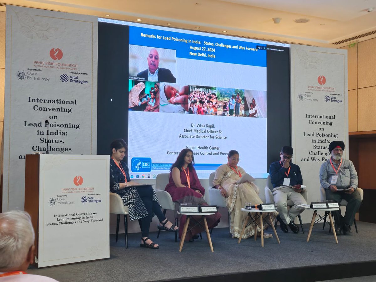 Session 2 saw an insightful discussion with speakers, RS Dhaliwal from <a href="/ICMRDELHI/">ICMR</a>, Debanjana Choudhary from <a href="/PureEarthIndia/">Pure Earth India</a>, Vikas Kapil from <a href="/CGDev/">Center for Global Development</a>, Dr Santasabuj Das from <a href="/NIOH/">Nioh CC</a> and Dipa Singh Bagai from <a href="/NRDC_India/">NRDC India</a>, moderated by Ankita Srivastava, Associate Fellow at PIF.