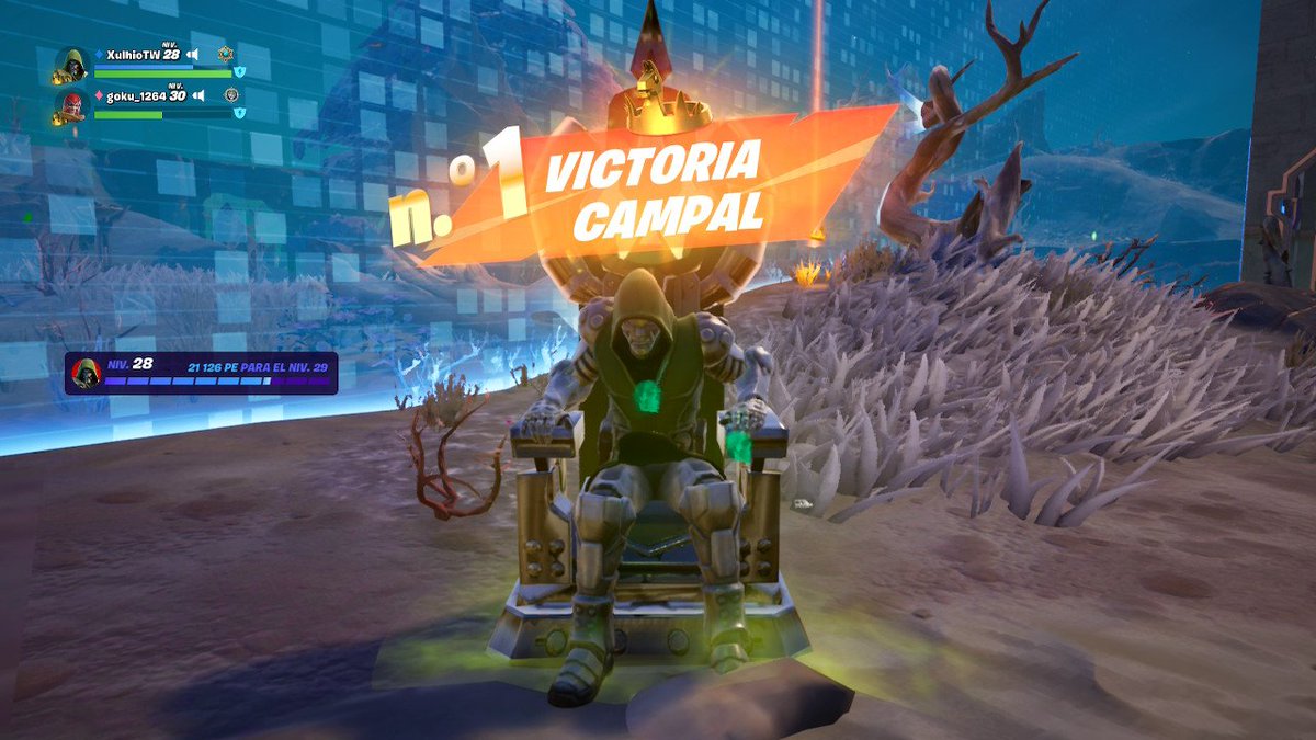 Xulhio's tweet photo. @Fortnite_ES El único gesto que solo se puede hacer si ganas una partida. https://t.co/QrL2yF2AFW