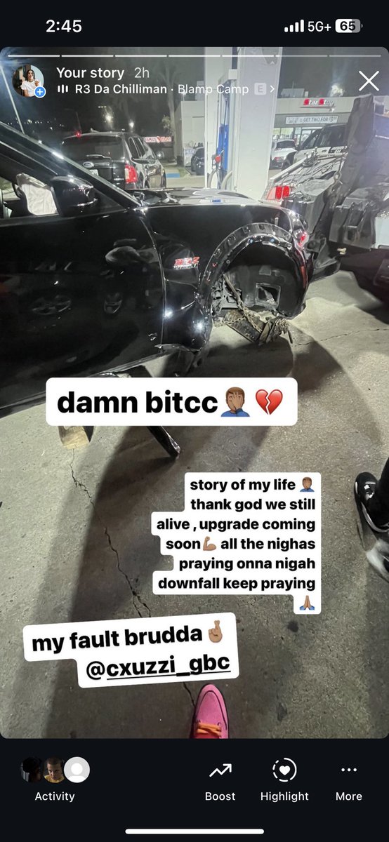 4 Hours wit that widebody scat mf thank god mfs still alive 🙏🏽 new car soon