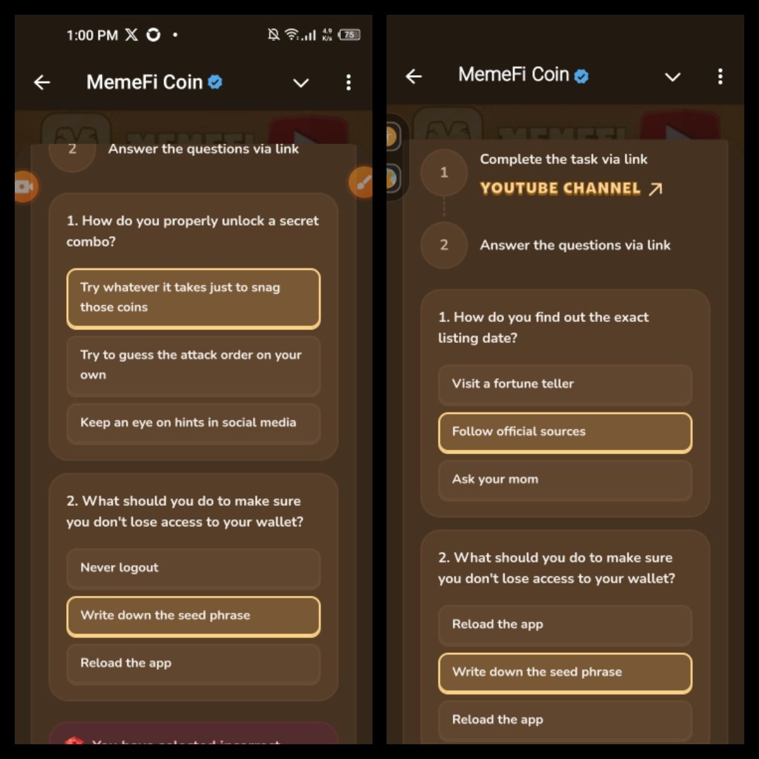 Airdroptrex's tweet photo. MemeFi All Daily Combo and YouTube Video Codes Quiz Answer 27.08.2024

🤔Secret Combo: 4 - 4 - 4 - 4

📹Make $45,000 Staking Cr..
✅ address

📹10 Passive Income Ideas
✅ altcoin

📹How to Change your Life in a Year
✅ ANGEL

📹8 habits that changed my life in 1 week
✅ ACCOUNT

📹How To Actually Get Rich in Your 20'S
✅ Layer

📹How to Beat Procrastination and Start Taking Action
✅Network

📢Note: Use VPN in case campaign shows unavailable 

👥️ • Follow @Airdroptrex
♻️ • Retweet
✅https://t.co/RSF3AgnlJa

#MemeFi #Quiz #Answer #Youtube #Code #Tapswap #Hamsterkombat #RockRabbit #MuskEmpire #TimeFarm #MemefiYoutube