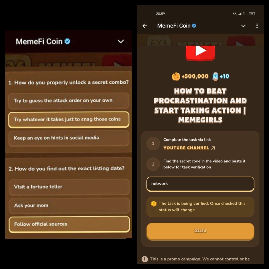 Airdroptrex's tweet photo. MemeFi All Daily Combo and YouTube Video Codes Quiz Answer 27.08.2024

🤔Secret Combo: 4 - 4 - 4 - 4

📹Make $45,000 Staking Cr..
✅ address

📹10 Passive Income Ideas
✅ altcoin

📹How to Change your Life in a Year
✅ ANGEL

📹8 habits that changed my life in 1 week
✅ ACCOUNT

📹How To Actually Get Rich in Your 20'S
✅ Layer

📹How to Beat Procrastination and Start Taking Action
✅Network

📢Note: Use VPN in case campaign shows unavailable 

👥️ • Follow @Airdroptrex
♻️ • Retweet
✅https://t.co/RSF3AgnlJa

#MemeFi #Quiz #Answer #Youtube #Code #Tapswap #Hamsterkombat #RockRabbit #MuskEmpire #TimeFarm #MemefiYoutube