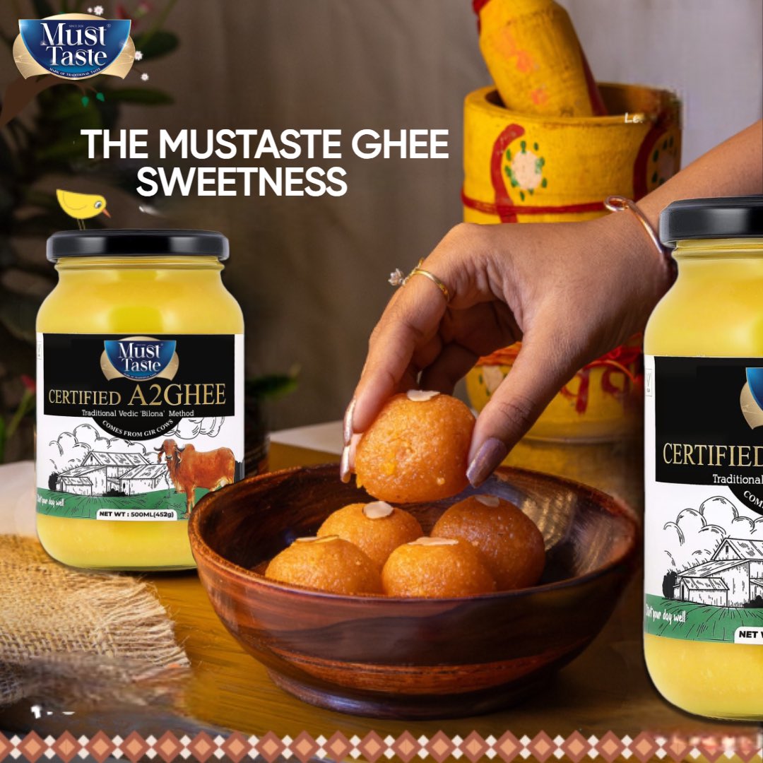 mustaste1's tweet photo. When you make moti choor laddoo from Mustaste A2 Desi Ghee,Your mouth watering moti choor full of mustaste A2 Desi Ghee Buy Now Mustaste Desi Ghee to your home in these Festive seoson #mustaste #desighee #desigheesweets #motichoorladoo #desi #ghee #clarifiedbutter #buylocal https://t.co/3et3d37EO7