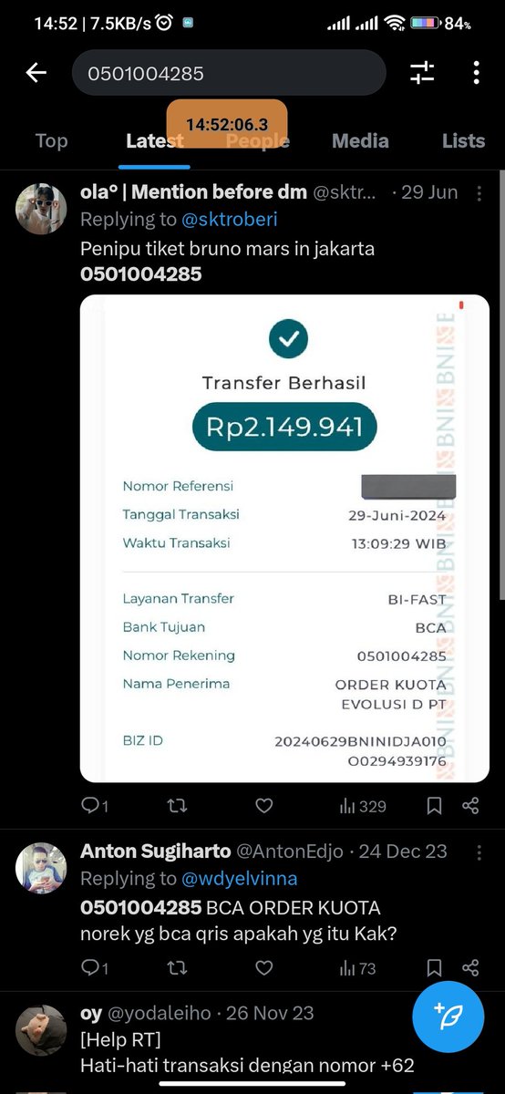 hazelier's tweet photo. guys beware ya yg nyari wtb an tiket surabaya day6 banyak scammers keliaran https://t.co/WFI3nMMvwG