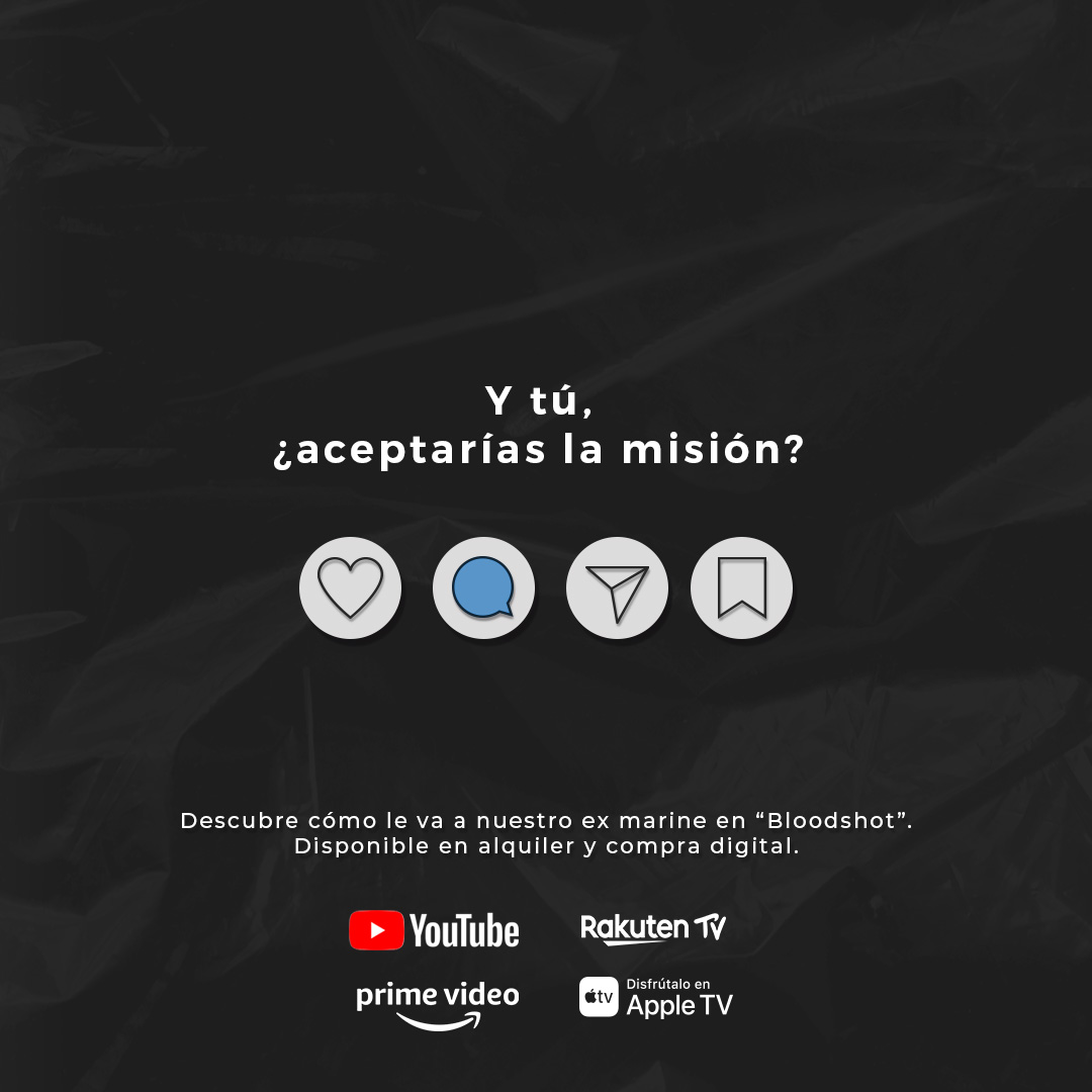 sonypicshomees's tweet photo. Una misión que tiene que cumplir.

Tras su muerte, Murray tiene programado una sola acción, matar a Nick Baris, el asesino de su pareja.

“Bloodshot”. Disponible en alquiler y compra digital.

Y tú, ¿aceptarías la misión?

#BeHomy#Columbia100aniversario #Pelicula #cine https://t.co/O8QgJP4Q4L