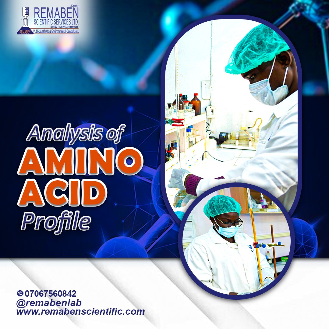 remabenlab's tweet photo. The analysis of the amino acid profile provides a detailed breakdown of the types and quantities of amino acids present in a sample, whether it’s food, biological tissues, or supplements. 

#remaben #hygiene #Health https://t.co/qobCKw398L