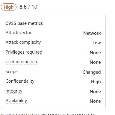 threatbytefeed's tweet photo. CVE Alert 🚨
CVE-2024-43798 : Chisel AUTH environment variable not respected in server entry point.
#CVE #ThreatFeed #ThreatIntelligence https://t.co/hEScZcQE2c