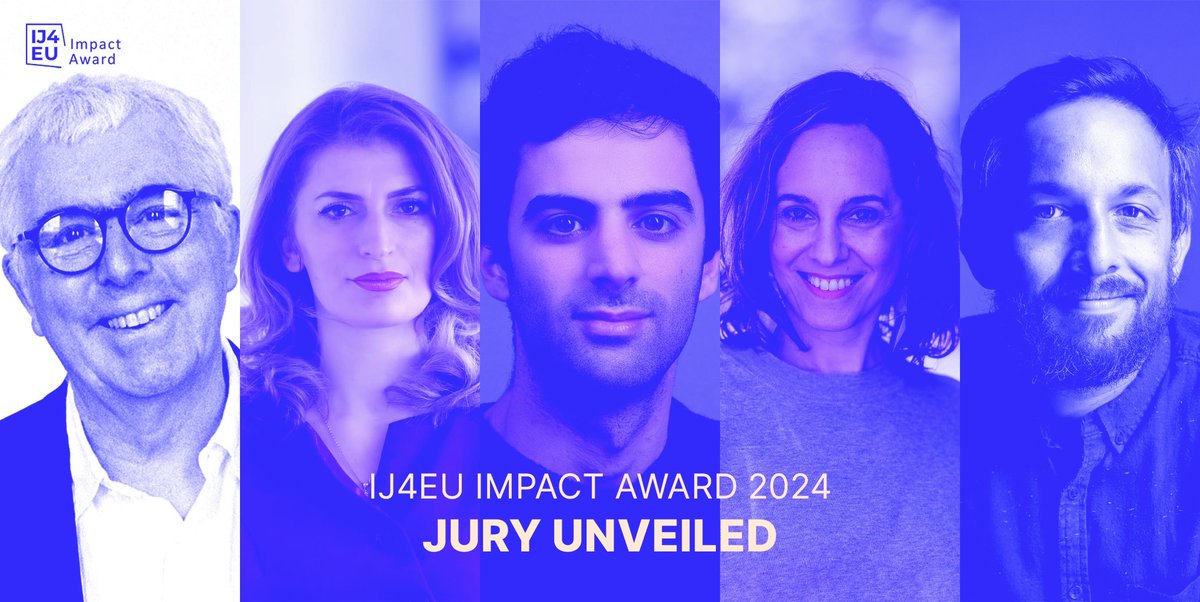 ⚡️ We are thrilled to announce the jury for the #IJ4EU Impact Award 2024!

Chaired by <a href="/pcaruanagalizia/">Paul Caruana Galizia</a>, the jury will soon select 3 winners. Each of them will receive €5,000 for future investigative projects: uncovered.ij4.eu 

#creativeeurope