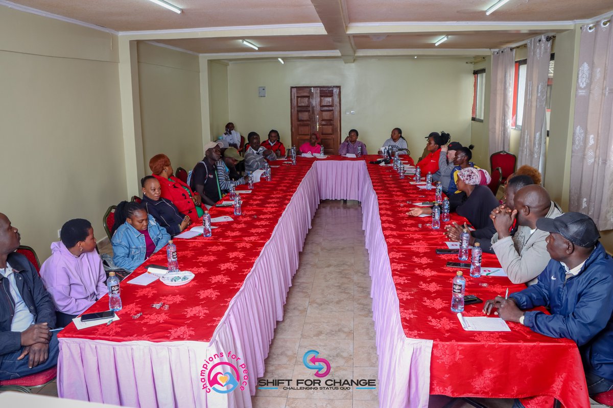 shift4changeKE's tweet photo. We held our final session of the Champions for Peace project with persons with disabilities. It was a insightful session, during which we gained a deeper understanding of the divisive issues they face and how these issues affect them.

#paradigmshift #shift4changeke https://t.co/1Rv5OOULoS
