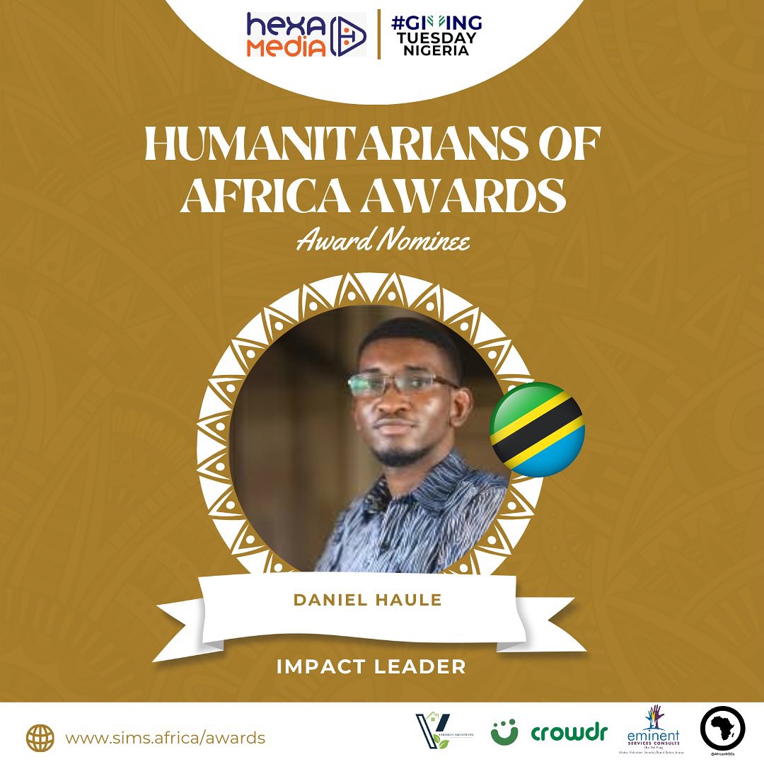 I’m honored to be nominated for the Humanitarian of Africa Award under the Impact Leader category.

Let’s continue to drive meaningful impact as young professionals across Africa!
#HumanitariansOfAfricaAward #Sims2024 
<a href="/GivingTueAfrica/">GivingTuesdayAfrica</a> <a href="/Hexamediaafrica/">Hexa Media Africa</a>