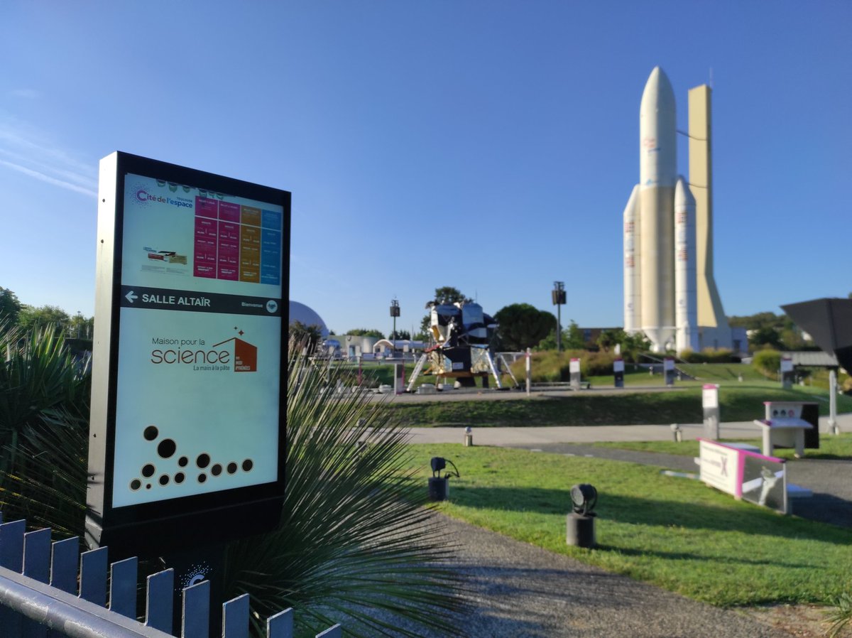 Séminaire de rentrée des Maisons pour la science. J2 <a href="/CiteEspace/">Cité de l'espace</a> 
Partage de pratiques et échanges autour du climat et de l'espace. <a href="/actoulouse/">Académie de Toulouse</a> <a href="/Inspe_Toulouse/">Inspé Toulouse Occitanie-Pyrénées</a> <a href="/MPLS_national/">MaisonsPourLaScience</a> <a href="/UT3PaulSabatier/">UT3 Paul Sabatier</a>