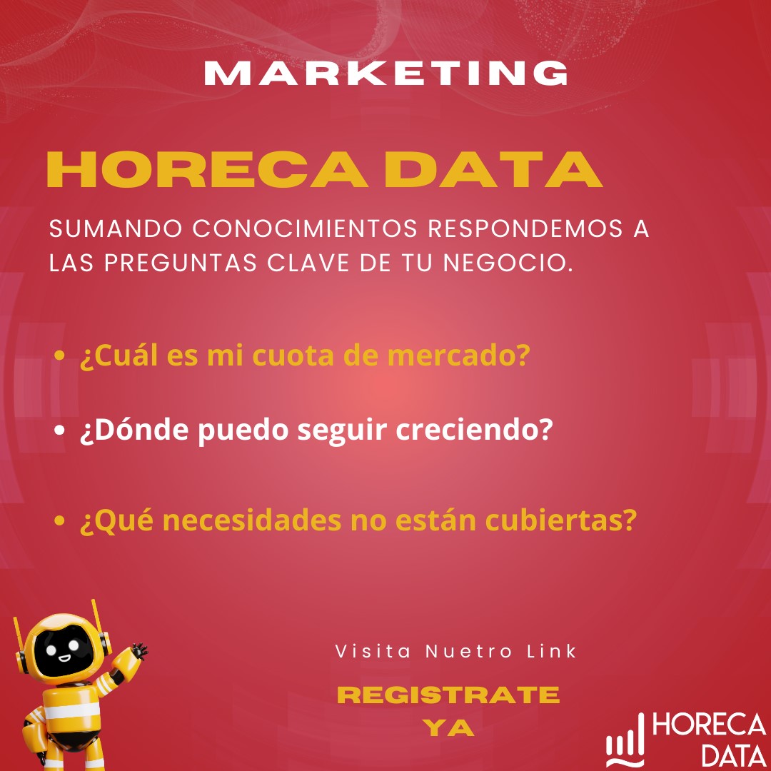 CEHEhosteleria's tweet photo. 📈 ¡Potencia tu estrategia con HORECADATA!🔍 La base de datos más completa de Hostelería,💡 Responde a tus preguntas clave, 🚀 Mejora tus resultado🔍Mas info en nuestra web
#Hostelería #Datos #Crecimiento #HORECADATA https://t.co/DkDJ5JzDYh