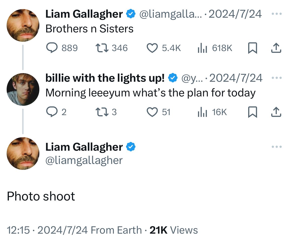 reconmemo's tweet photo. “The shoot was top secret”
Liam on twitter to his 3 M followers: hello everyone I’m doing a photoshoot today https://t.co/xEMehnqX47