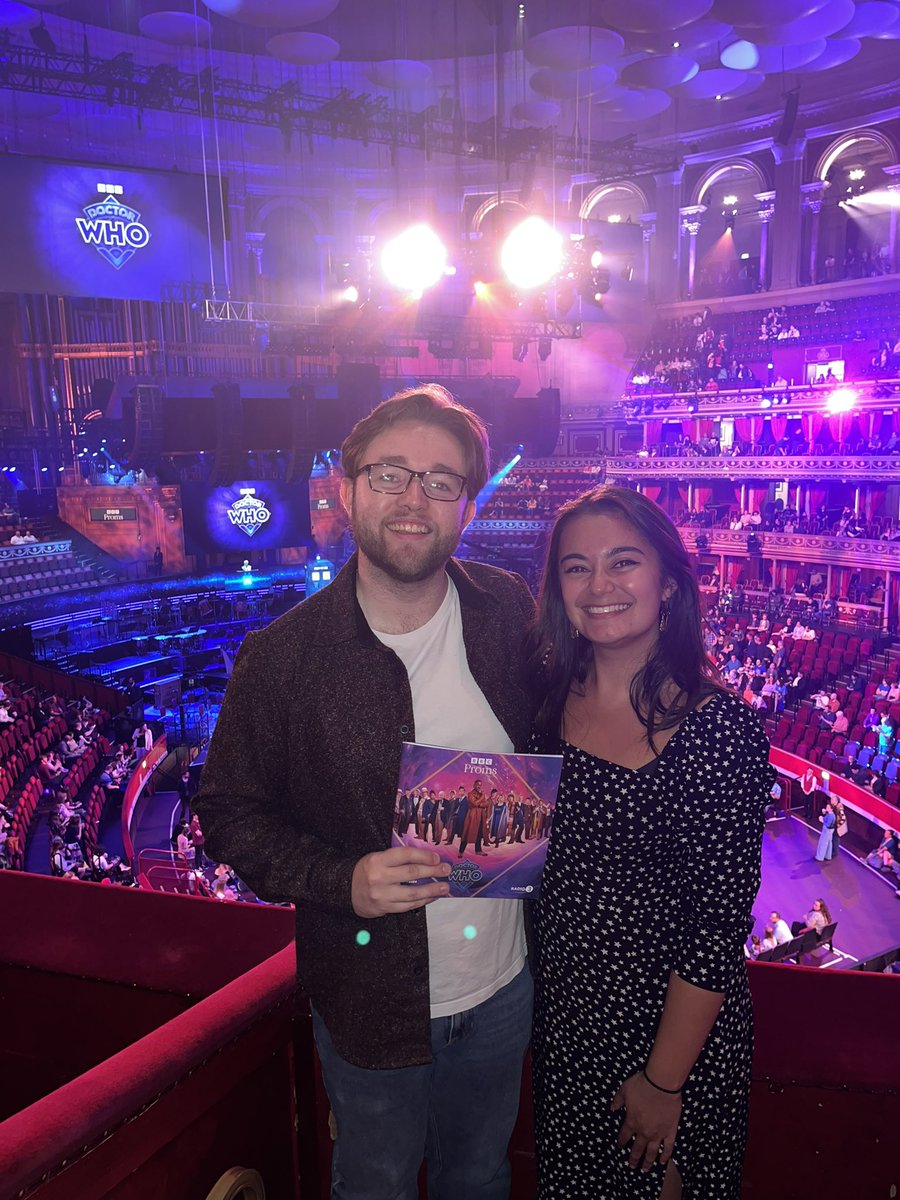 Last night was pretty awesome - couldn’t have wanted any better way to spend my first night back in London after a whole month in Edinburgh #DoctorWhoProms