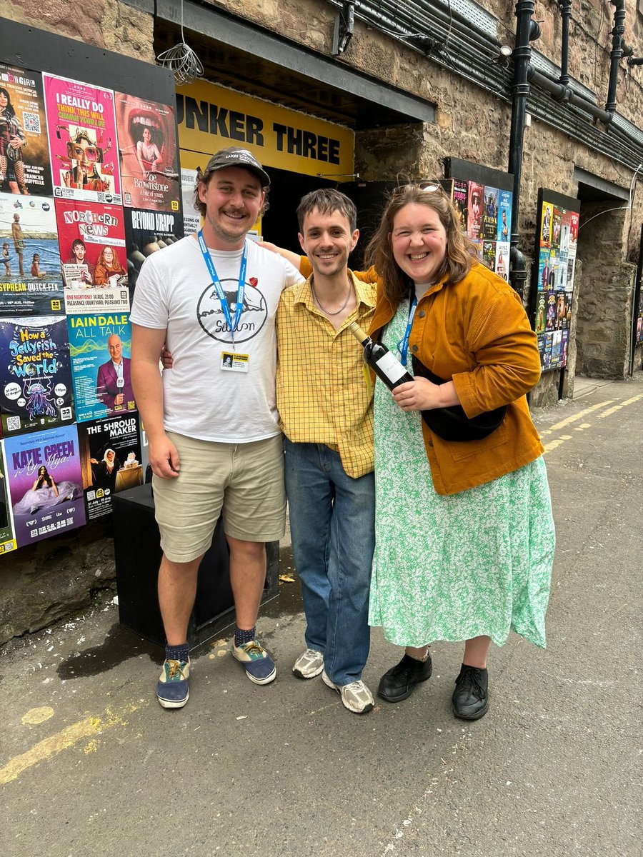 And that’s another <a href="/edfringe/">Edinburgh Festival Fringe</a> month over!

As the pic suggests we're pretty delighted with how the month has gone. 17 Sold Out Shows, incredible media coverage, gorgeous 5 &amp; 4 star reviews &amp; more importantly fantastic audiences!

...1/2