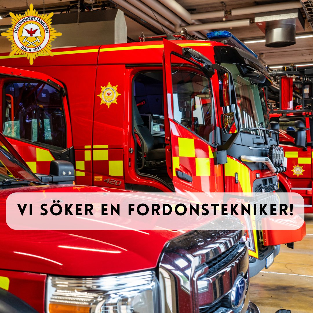 Vi söker en fordonstekniker!

dalamitt.se/lediga-tj%C3%A…