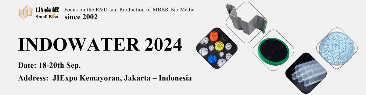 Pvcplasticpile's tweet image. Welcome you to visit our booth:

INDOWATER 2024

Booth No.: C3, F52

Date: 18-20th Sep. 2024

Address: JIExpo Kemayoran, Jakarta – Indonesia

#indowater #mbbr #filtermedia #biochip #tubesettler #diffuser #wastewatertreatment
